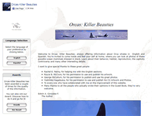 Tablet Screenshot of orcaskillerbeauties.delfinweb.org